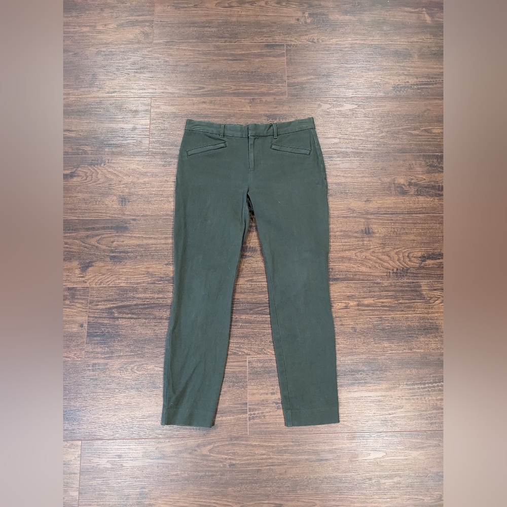 Gap Olive Green Size 8R Skinny Ankle Chino Pant